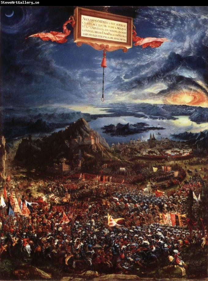 Albrecht Altdorfer Victory of Alexander over Darius,King of the Persians